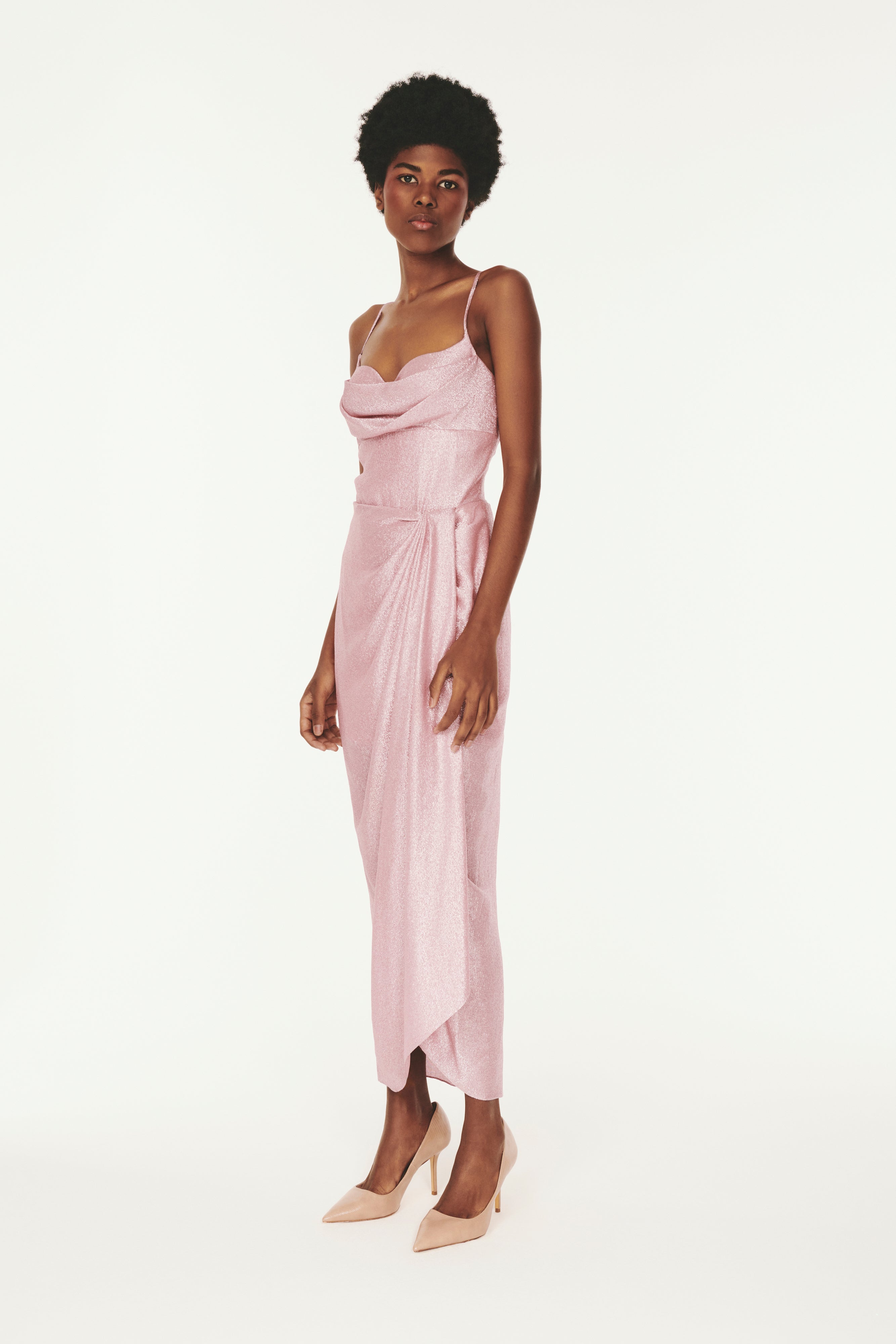 Sarong But So Right Dress Pink Rosie Assoulin