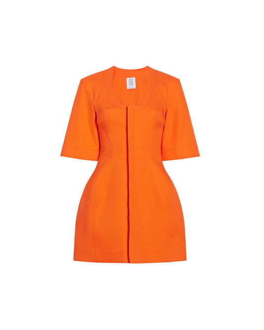 U-Turn Dress - Bright Orange