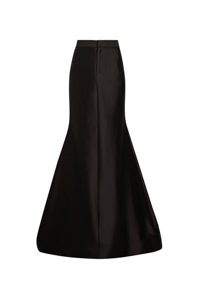 Tuxedo Trumpet Skirt - Black