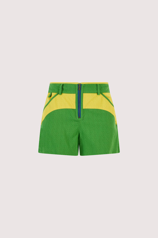 Ride or Fly Shorts in Spongy Crepe