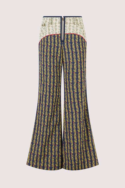 Ride or Fly Pants in in English Floral Jacquard