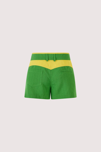 Ride or Fly Shorts in Spongy Crepe