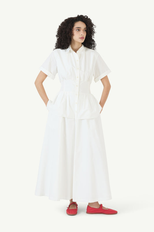 Boogie Woogie Bugle Boy Dress in Cotton Poplin