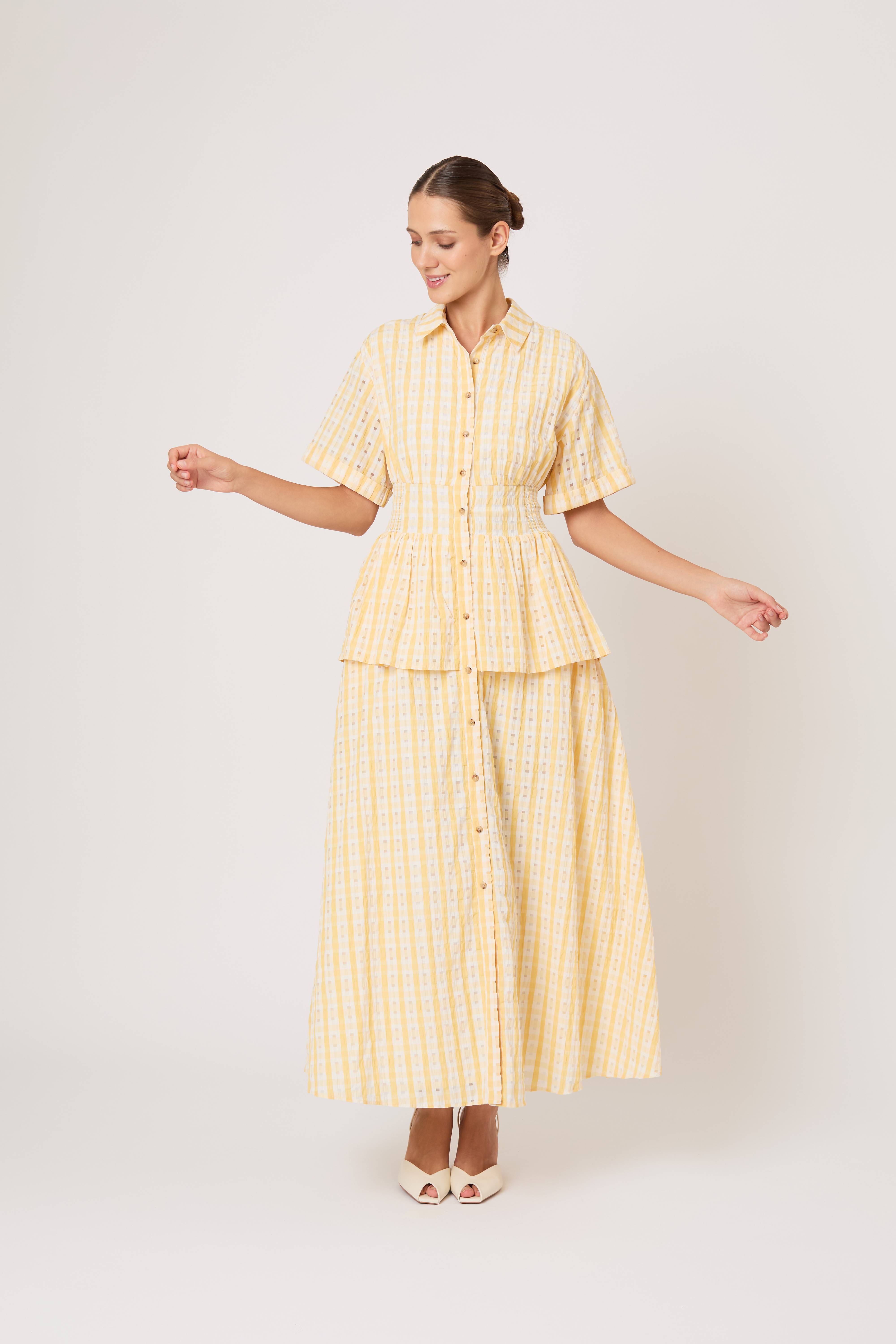 Ask for Directions Shirt Dress in Seersucker – Rosie Assoulin