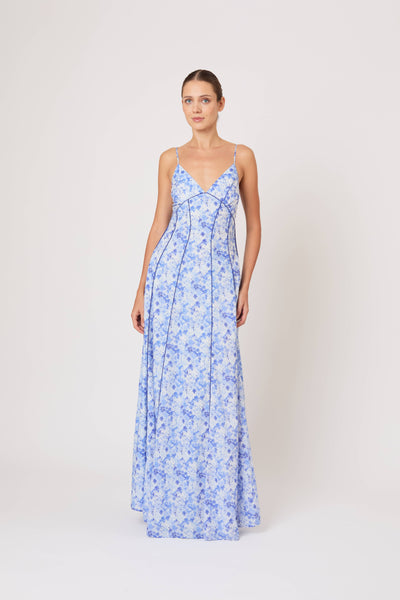 Cami Maxi Dress in Watercolor Floral