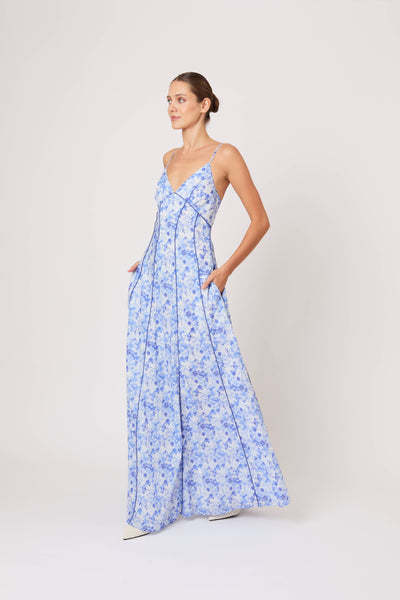 Cami Maxi Dress in Watercolor Floral