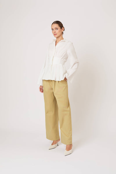 Boogie Woogie Bugle Boy Top in Cotton Poplin