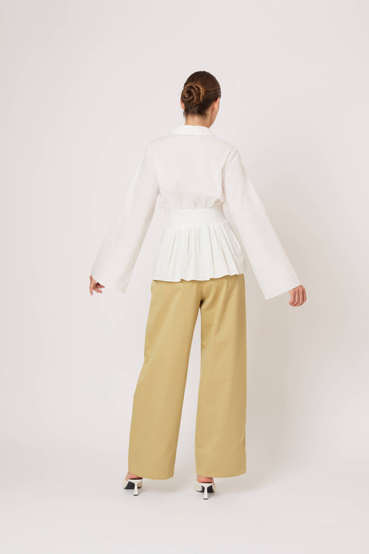 Boogie Woogie Bugle Boy Top in Cotton Poplin