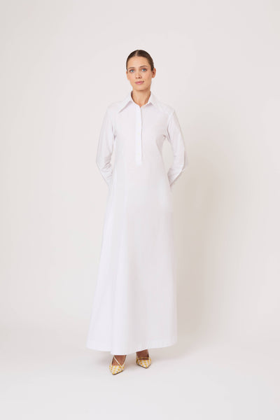 Groovy Shirtdress in Cotton Poplin