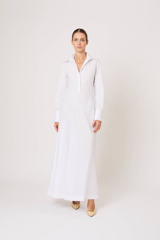 Groovy Shirtdress in Cotton Poplin