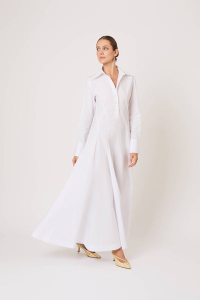 Groovy Shirtdress in Cotton Poplin