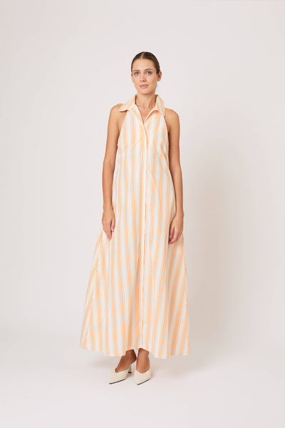 Take It Or Sleeveless Dress in Men's Shirting