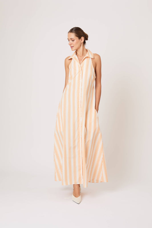 Take It Or Sleeveless Dress in Men's Shirting