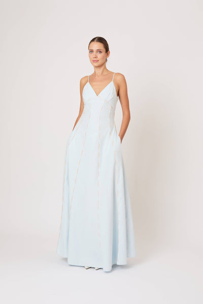 Cami Maxi Dress in Ultrafine Cotton Poplin
