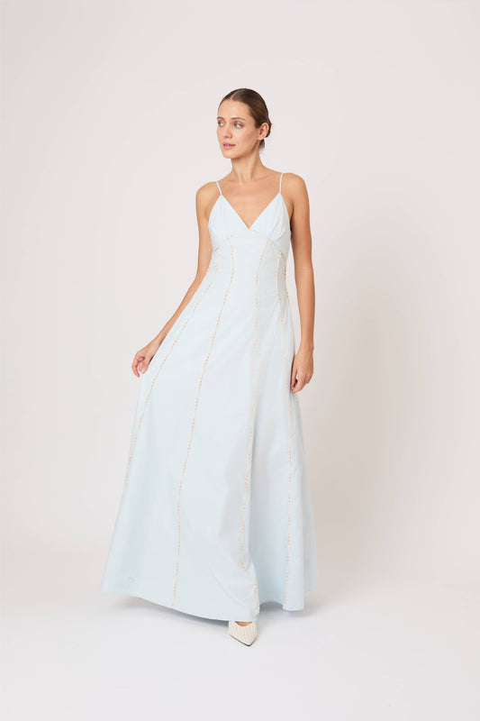Cami Maxi Dress in Ultrafine Cotton Poplin
