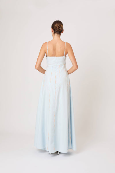 Cami Maxi Dress in Ultrafine Cotton Poplin