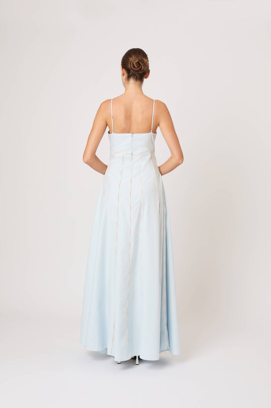 Cami Maxi Dress in Ultrafine Cotton Poplin