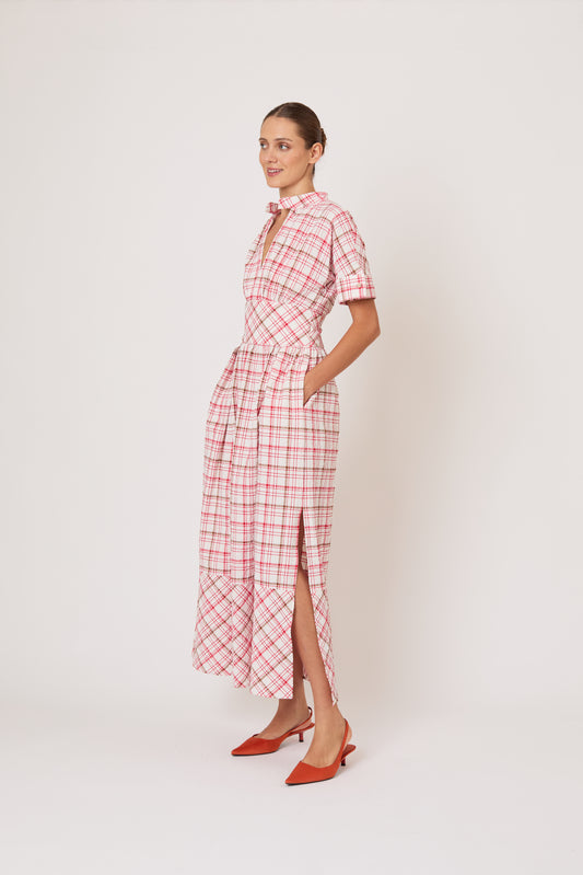 Ask for Directions Shirt Dress in Seersucker