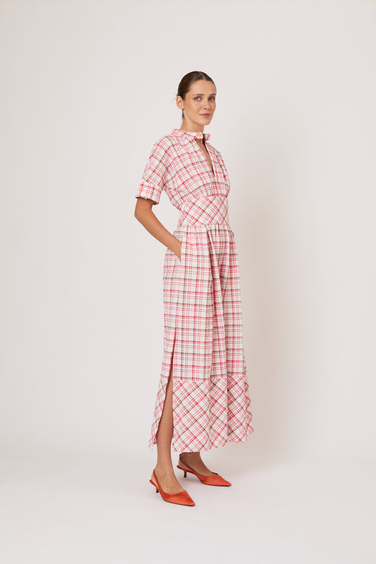 Ask for Directions Shirt Dress in Seersucker