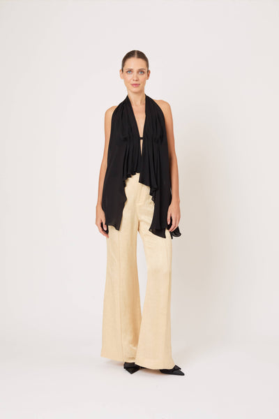 Curtain Call Top in Silk Chiffon