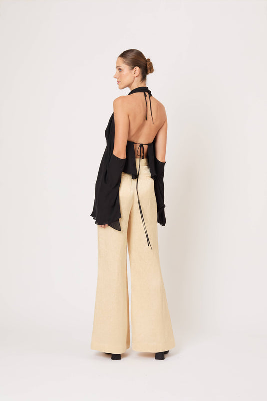 Curtain Call Top in Silk Chiffon