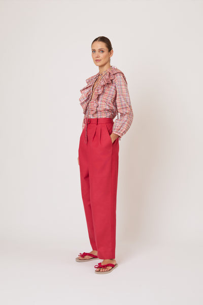 Sporty Pant in Swiss Pique Cotton