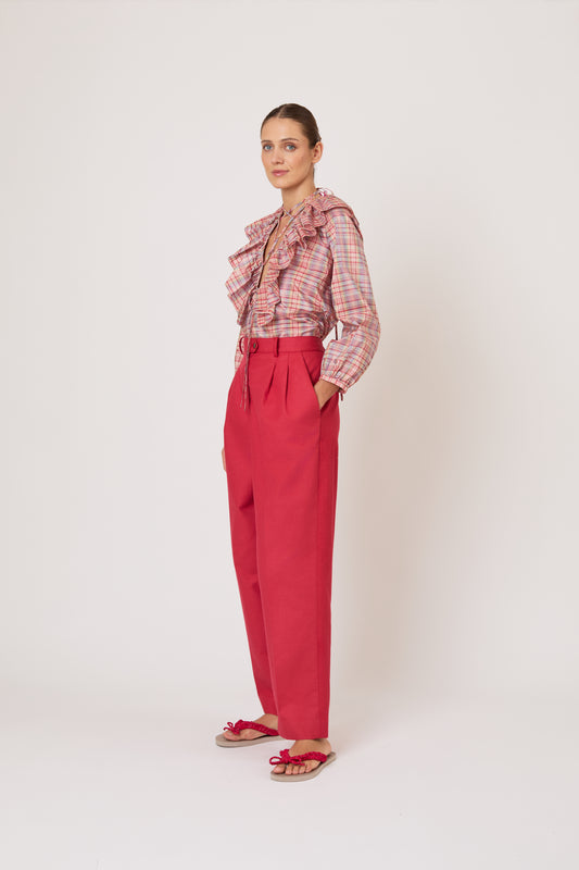 Sporty Pant in Swiss Pique Cotton