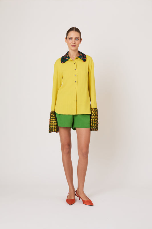 Ride or Fly Shorts in Spongy Crepe