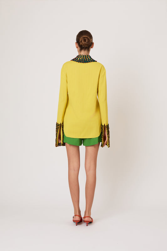 Ride or Fly Shorts in Spongy Crepe