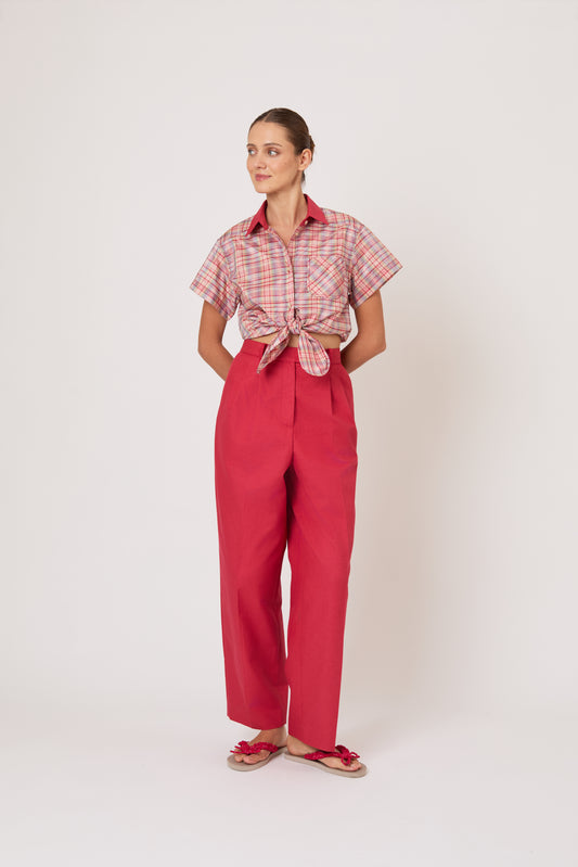 Sporty Pant in Swiss Pique Cotton