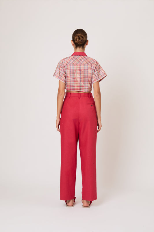 Sporty Pant in Swiss Pique Cotton