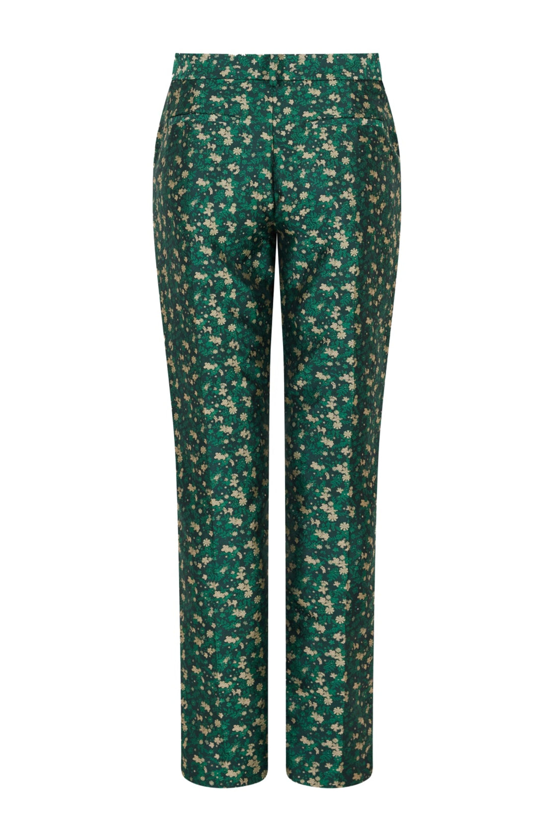 Apolina3-5y パンツ２枚 marlowe trouserとカーキ花柄 Oboe Pant in Mini Floral Jacquard – Rosie Assoulin
