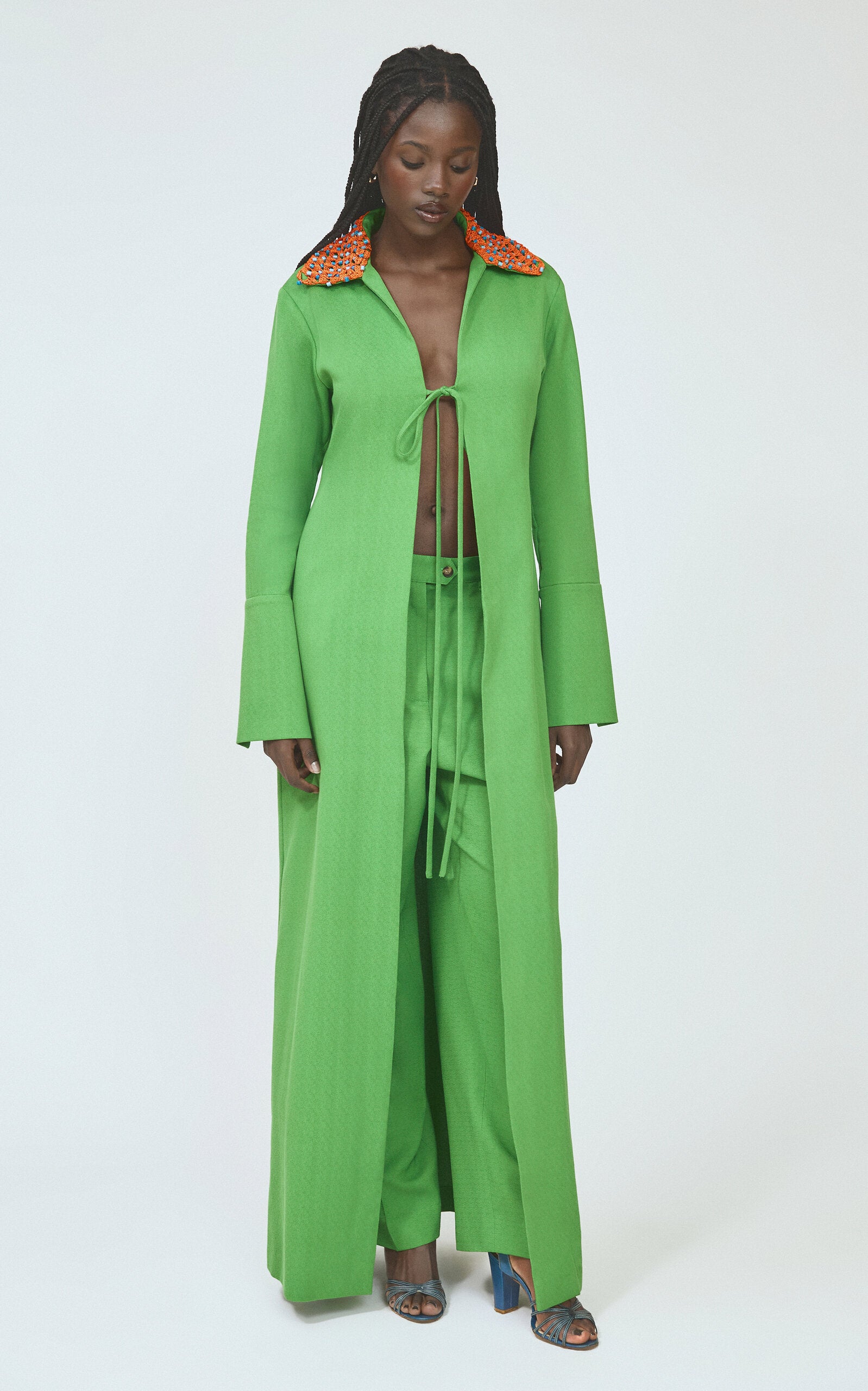 新品未使用 SOPHNET YARMO DUSTER COAT Crochet Long For You Duster Jacket in Spongy Crepe – Rosie Assoulin