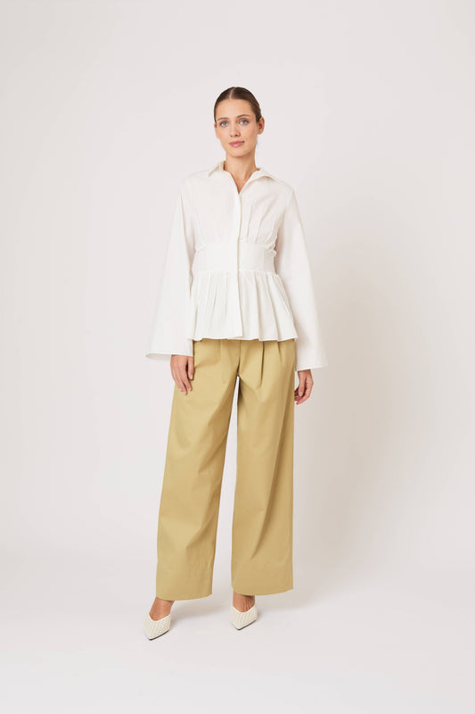 Boogie Woogie Bugle Boy Top in Cotton Poplin