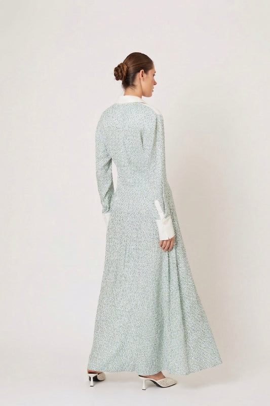 Groovy Shirtdress in Geo Print Poplin
