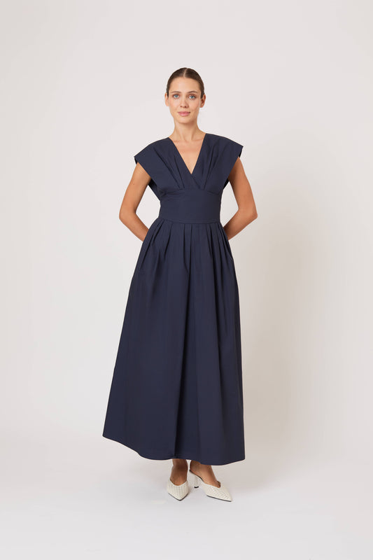 In Full Bloom Dress in Cotton Taffeta
