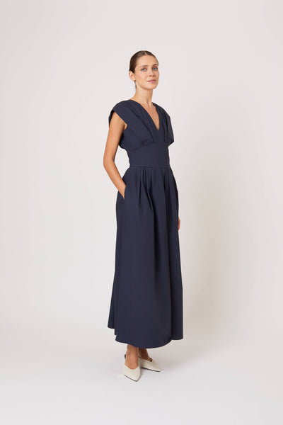 In Full Bloom Dress in Cotton Taffeta