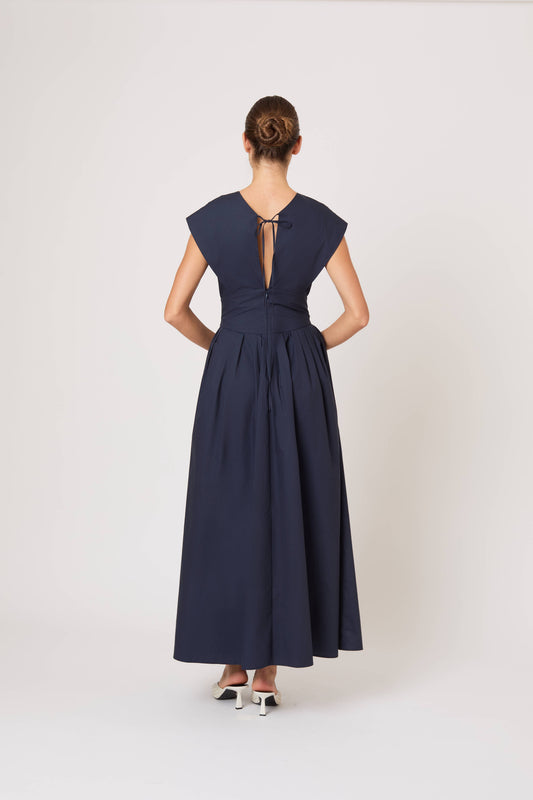 In Full Bloom Dress in Cotton Taffeta