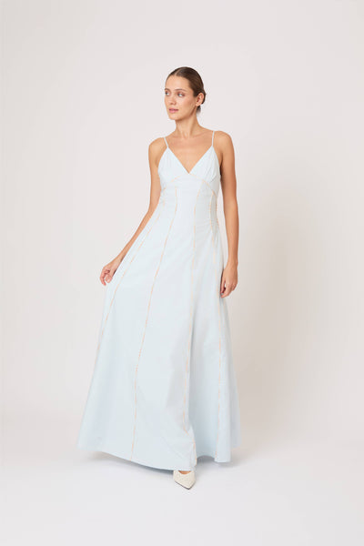 Cami Maxi Dress in Ultrafine Cotton Poplin