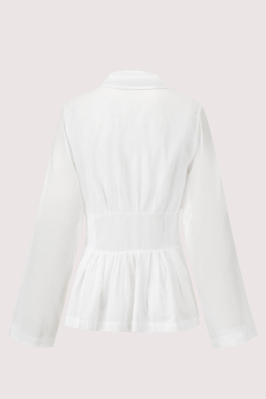 Boogie Woogie Bugle Boy Top in Lightweight Cotton Voile
