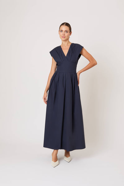 In Full Bloom Dress in Cotton Taffeta