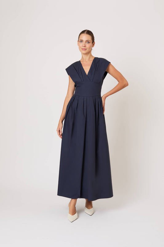 In Full Bloom Dress in Cotton Taffeta