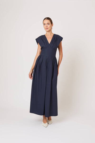 In Full Bloom Dress in Cotton Taffeta