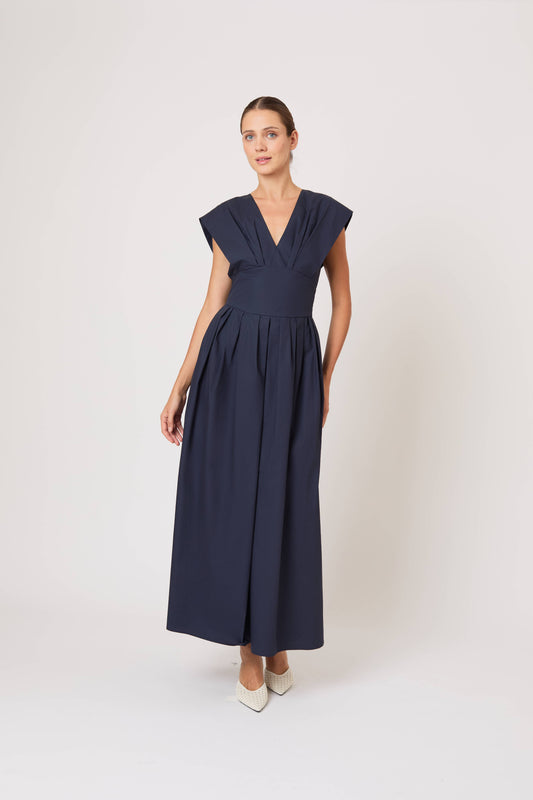 In Full Bloom Dress in Cotton Taffeta