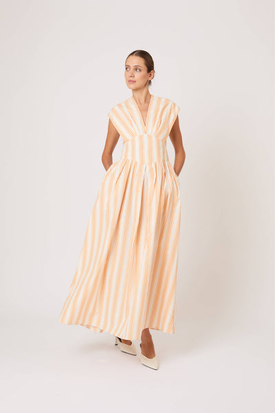 In Full Bloom Dress in Men's Shirting