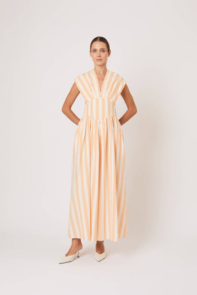 In Full Bloom Dress in Men's Shirting