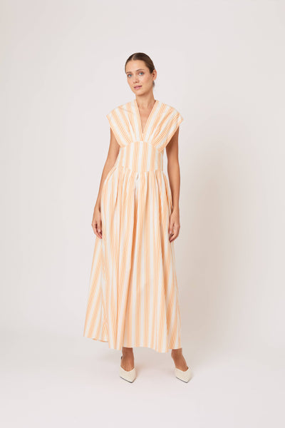 In Full Bloom Dress in Men's Shirting