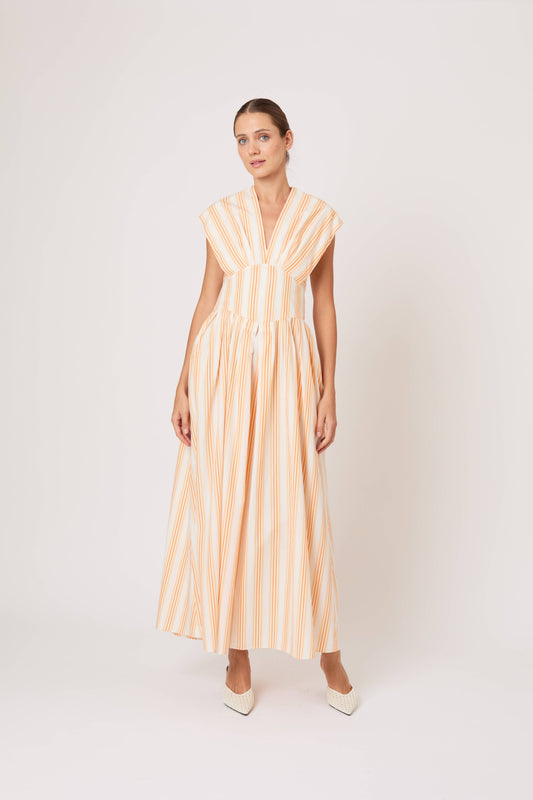 In Full Bloom Dress in Men's Shirting