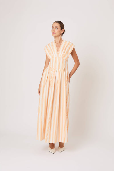 In Full Bloom Dress in Men's Shirting