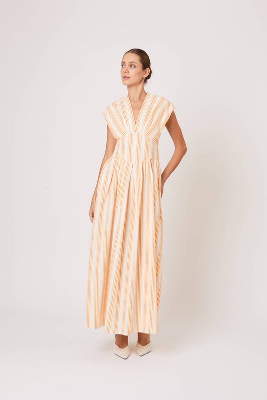 In Full Bloom Dress in Men's Shirting